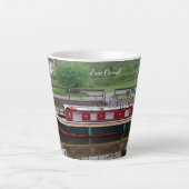 Tasse Latte Canot Erie Canal tresse en latte (Devant)
