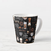 Tasse Latte cappuccino américain (Angle droit)