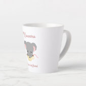 Tasse Latte Cappuccino de cacao de souris (Angle droit)