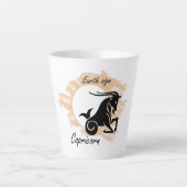 Tasse Latte Capricorne (Devant)