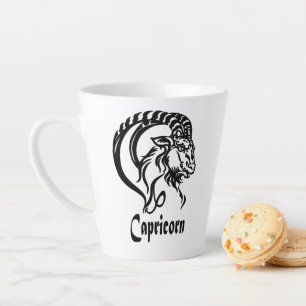 Tasse Latte Capricorne Zodiaque de chèvre de mer