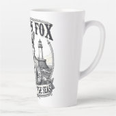Tasse Latte Captain Fox Guardian of Seas Nautical Design (Droite)