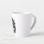 Tasse Latte Caractère carbone ATOMIVRA (Angle droit)