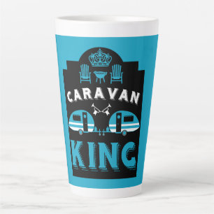 Tasse Latte Caravan King Cadeaux Pour Campeurs