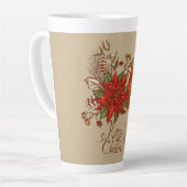 Tasse Latte Cardinal de Noël (Angle gauche)