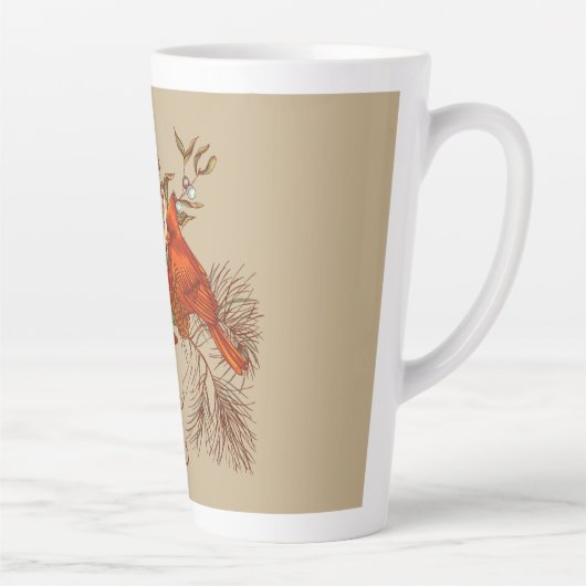 Tasse Latte Cardinal de Noël (Droite)