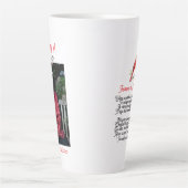 Tasse Latte Cardinal Poem Memorial Keepsake  (Devant)