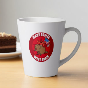 Tasse Latte Cardinal Rouge Drôle Fait que le Café est à Nouvea