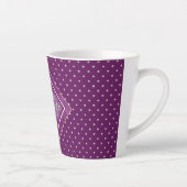 Tasse Latte Cardinal rouge Rosace (Droite)