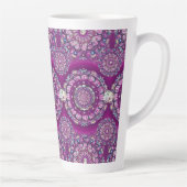 Tasse Latte Cardinal rouge Rosace (Droite)