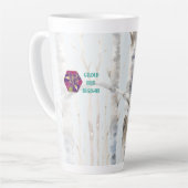 Tasse Latte Cardinal with Birches (matching journal available) (Angle gauche)
