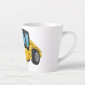 Tasse Latte Caricature à rouleaux de route (Droite)