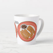 Tasse Latte Caricature de Churro (Angle droit)
