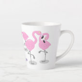 Tasse Latte Caricature en trio flamand rose mou (Droite)