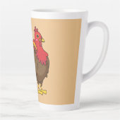 Tasse Latte Caricature mignonne Turquie (Droite)