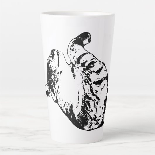 Tasse Latte Carnage côté coeur (Devant)