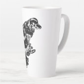 Tasse Latte "carnet spirale de récupération", "notes de café", (Angle droit)