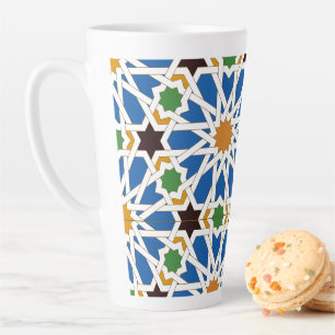 Tasse Latte Carreaux Andalous 10 (Real Alcazar, Séville)