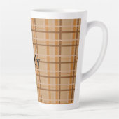 Tasse Latte Carreaux d'automne (Droite)