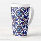 Tasse Latte Carrelage Talavera Mexicaine No 1 (Angle droit)