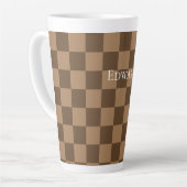 Tasse Latte Carrés au chocolat doux (Angle gauche)