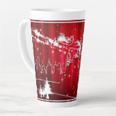 Tasse Latte Carrières de Noël (Angle gauche)