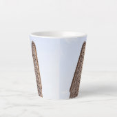 Tasse Latte Carte postale du bâtiment Flatiron (Devant)