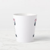 Tasse Latte Carton d'haltérophilie Cute Meerkat (Devant)