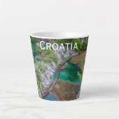 Tasse Latte Cascade cascade du parc des lacs de Plitvice Latte (Devant)