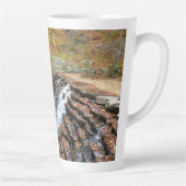 Tasse Latte Cascade du parc d'état Laurel Hill State Park II (Droite)