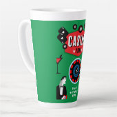 Tasse Latte Casino Gambling Poker Roulette (Angle gauche)