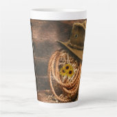 Tasse Latte Casquette Cowboy (Devant)