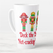 Tasse Latte Casse-noix de Noël (Angle gauche)