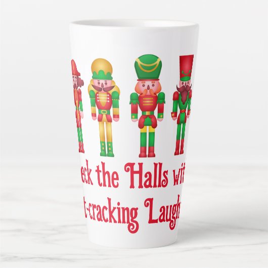 Tasse Latte Casse-noix de Noël (Devant)