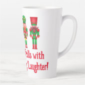 Tasse Latte Casse-noix de Noël (Droite)