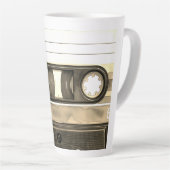 Tasse Latte Cassette Compacte Ancienne Rétro Vintage (Angle droit)