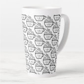Tasse Latte Cat Cafe motif (Angle droit)