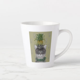 Tasse Latte Cat d'ananas