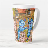 Tasse Latte Cat Garden Party (Angle droit)