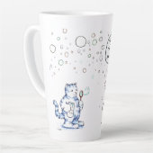 Tasse Latte Cat Hopes (Angle gauche)