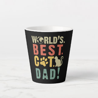 Tasse Latte Cat lovers | World's Best Cat Papa