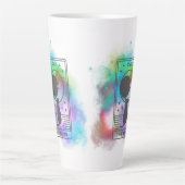 Tasse Latte Cat Moon Tarot céleste (Devant)