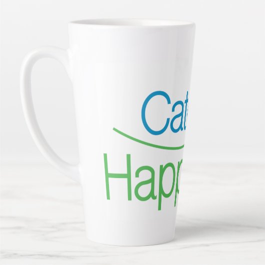 Tasse Latte Catch Happiness in your moments! (Gauche)