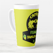 Tasse Latte CatFishing Lake Barkley Kentucky (Angle gauche)