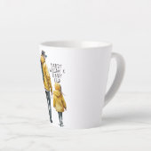 Tasse Latte Caution père et fille (3) (Angle droit)