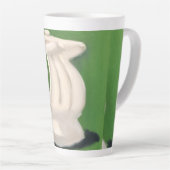 Tasse Latte Cavalier blanc (Angle droit)