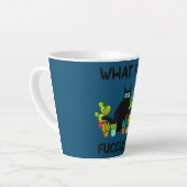 Tasse Latte Ce Fucculte Plante Femme Drôle Cactus Chat (Angle gauche)