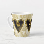 Tasse Latte Ce que Dieu a mis ensemble Mariage (Angle gauche)