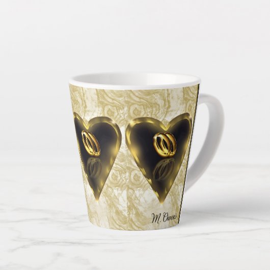 Tasse Latte Ce que Dieu a mis ensemble Mariage (Angle droit)