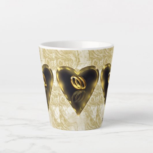 Tasse Latte Ce que Dieu a mis ensemble Mariage (Devant)